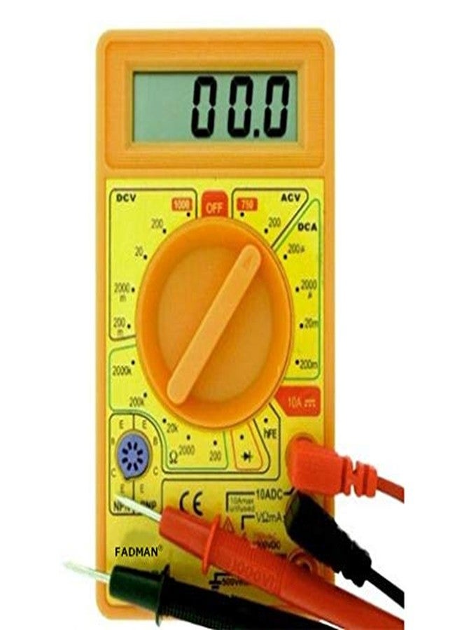 FADMAN FD-7 DIGITAL MULTIMETER YELLOW - Image 1